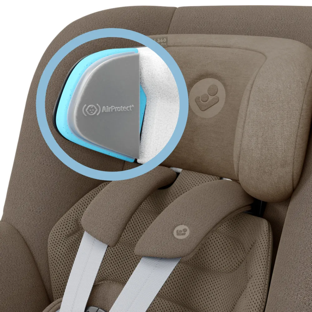 Maxi-Cosi Pearl 360 Pro - authentic truffle- Autostole Uden Baser|Autostole 61-105 Cm (3 Mdr.-4 År)
