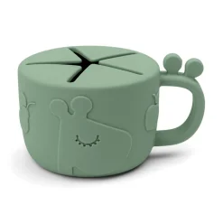 Done By Deer Peekaboo snack kop - raffi grøn- Service