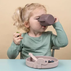 Done By Deer Peekaboo spisesæt - powder- Service