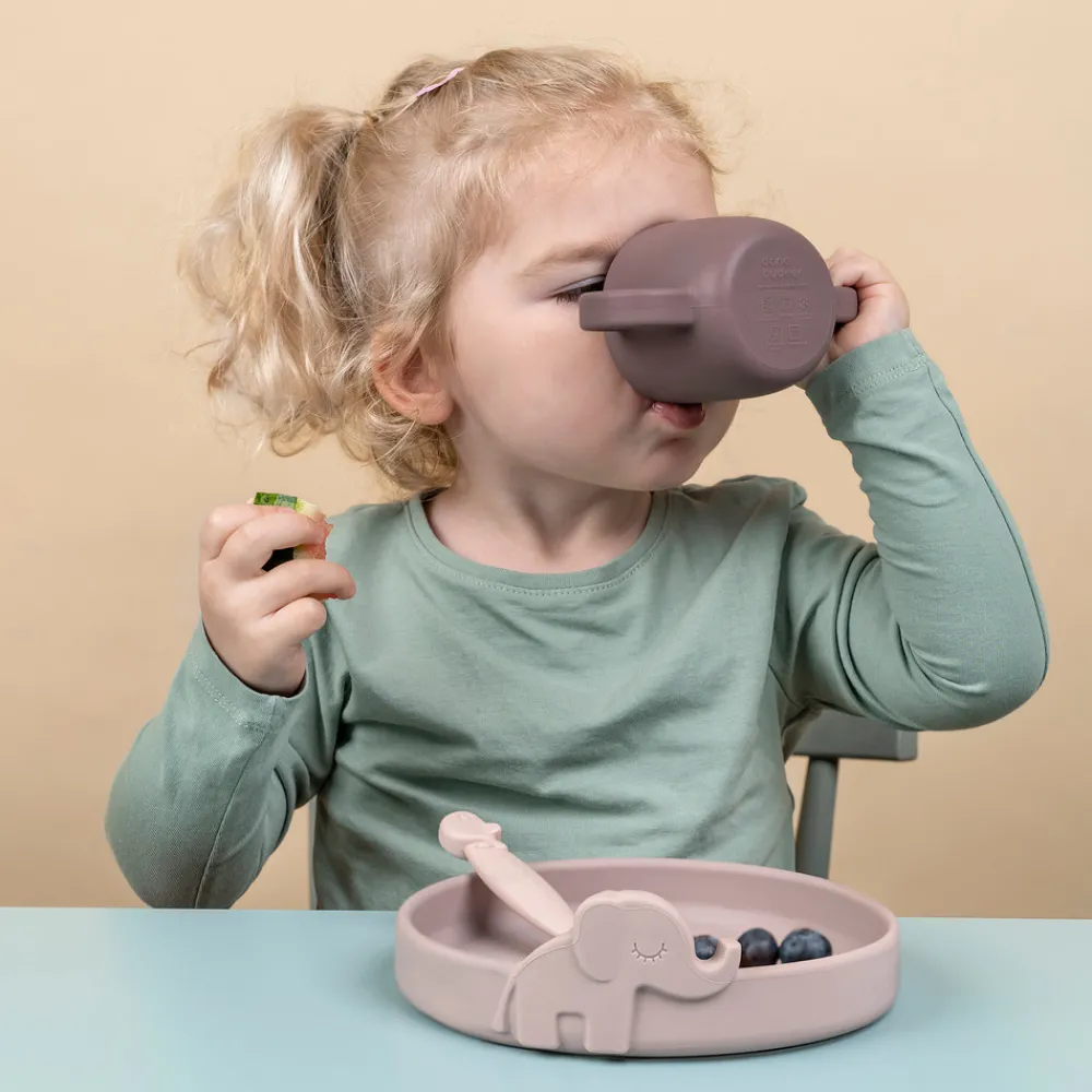 Done By Deer Peekaboo spisesæt - powder- Service