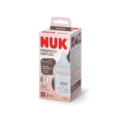 NUK Perfect Match PP sutteflaske 150 ml - Rainbow- Sutteflasker
