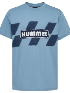 hummel Pets t-shirt kortærmet - FADED DENIM- T-Shirts & Toppe