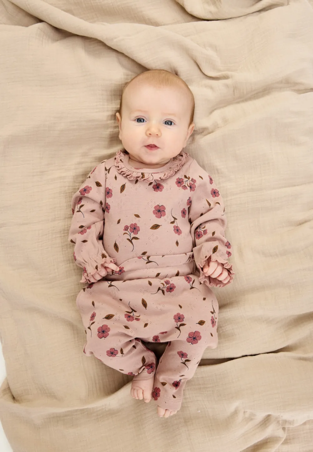 The New Siblings Picole Pointelle Bukser - Adobe rose- Bukser