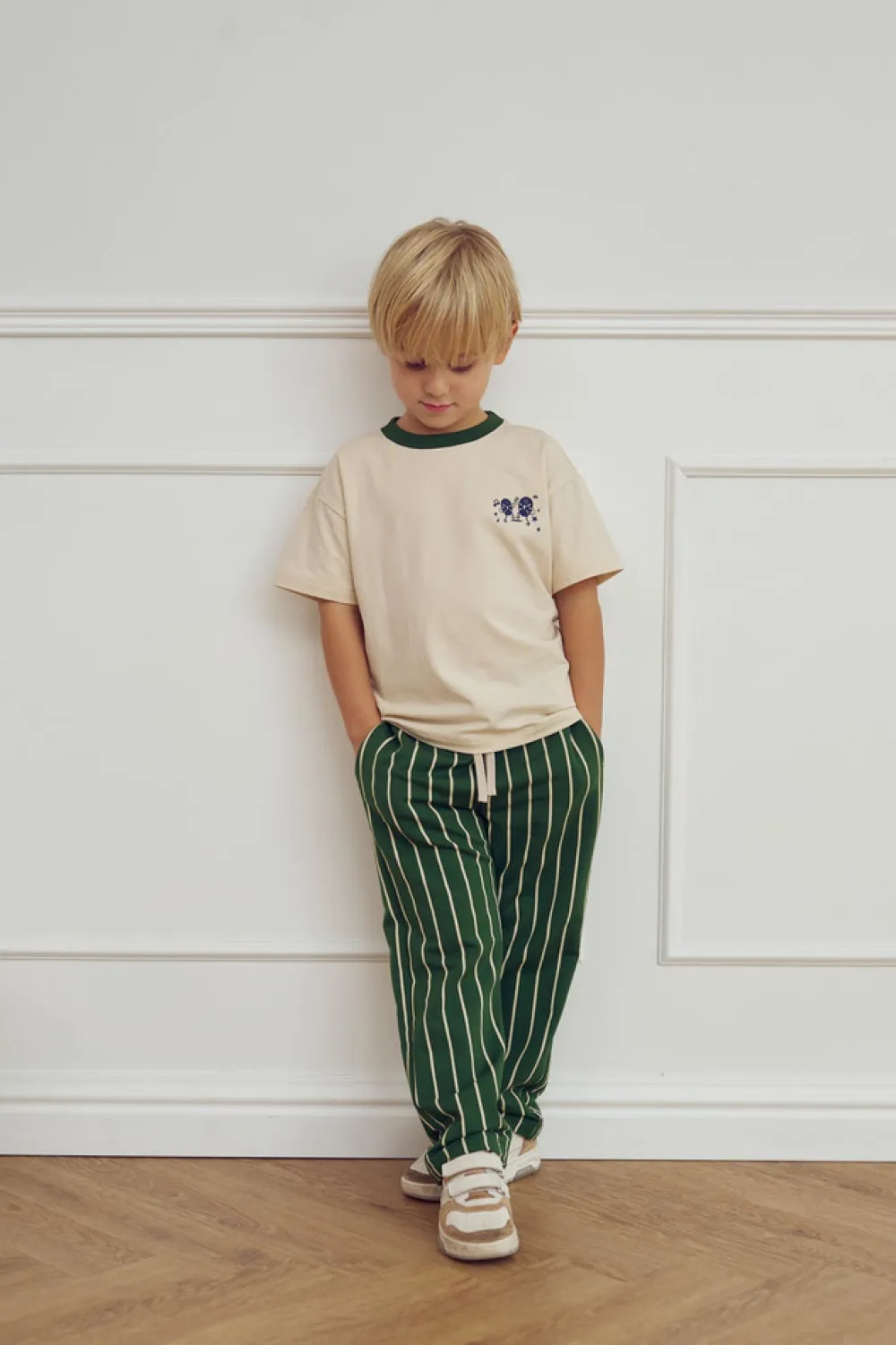 Müsli Pinstripe Sweatbukser - 690000266- Bukser