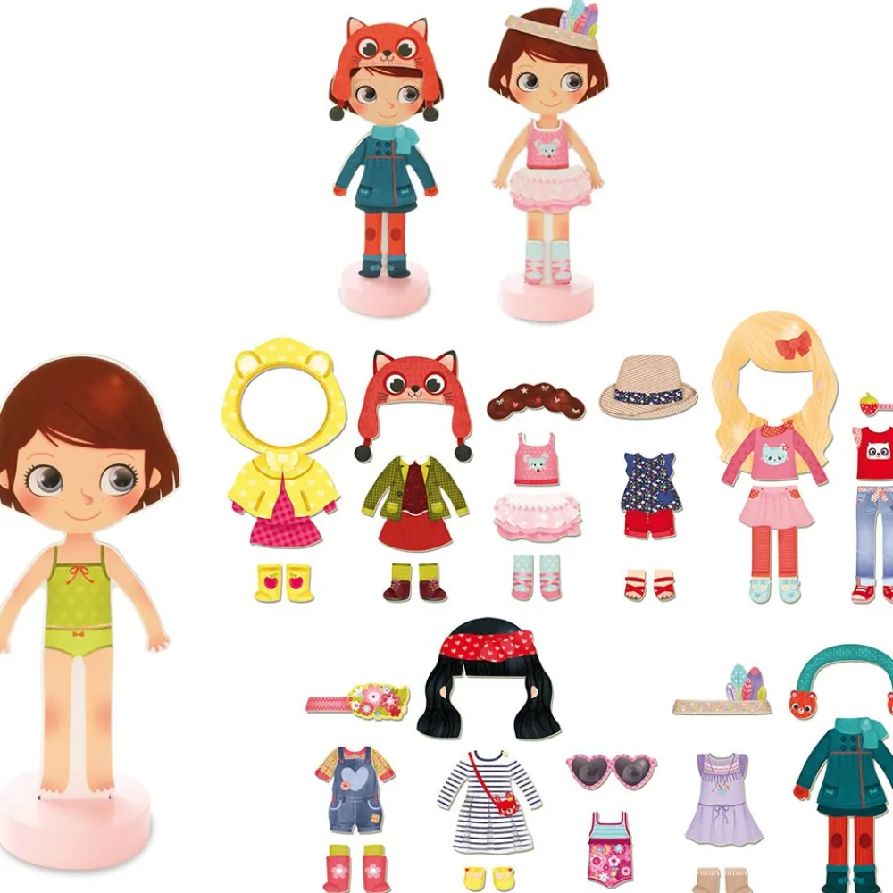 Vilac Påklædningsdukke - Magnetisk- Magnetlegesæt