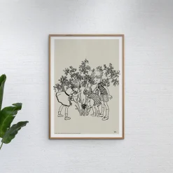 Poster & Frame Plakat - Astrid Lindgren - Lotta - fugle rede 50x70-Børn Plakater