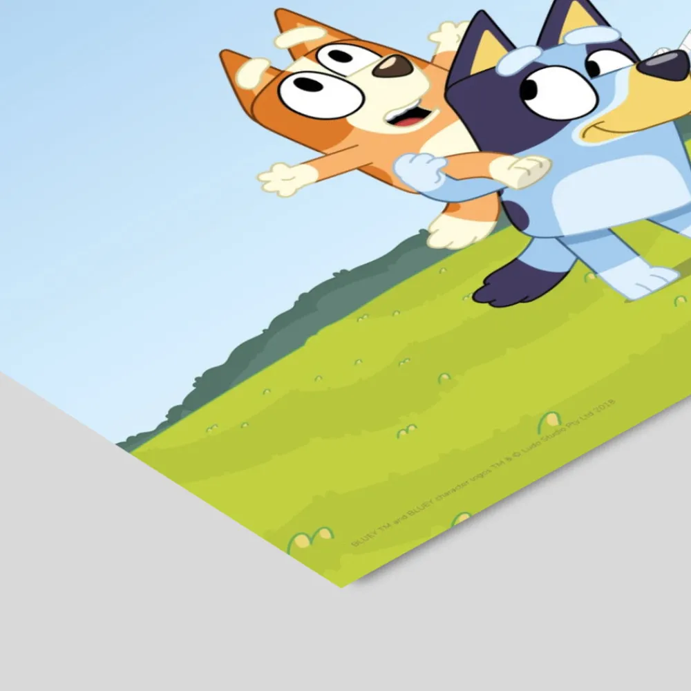 Poster & Frame Plakat - Bluey - Ballon 30x40-Børn Plakater