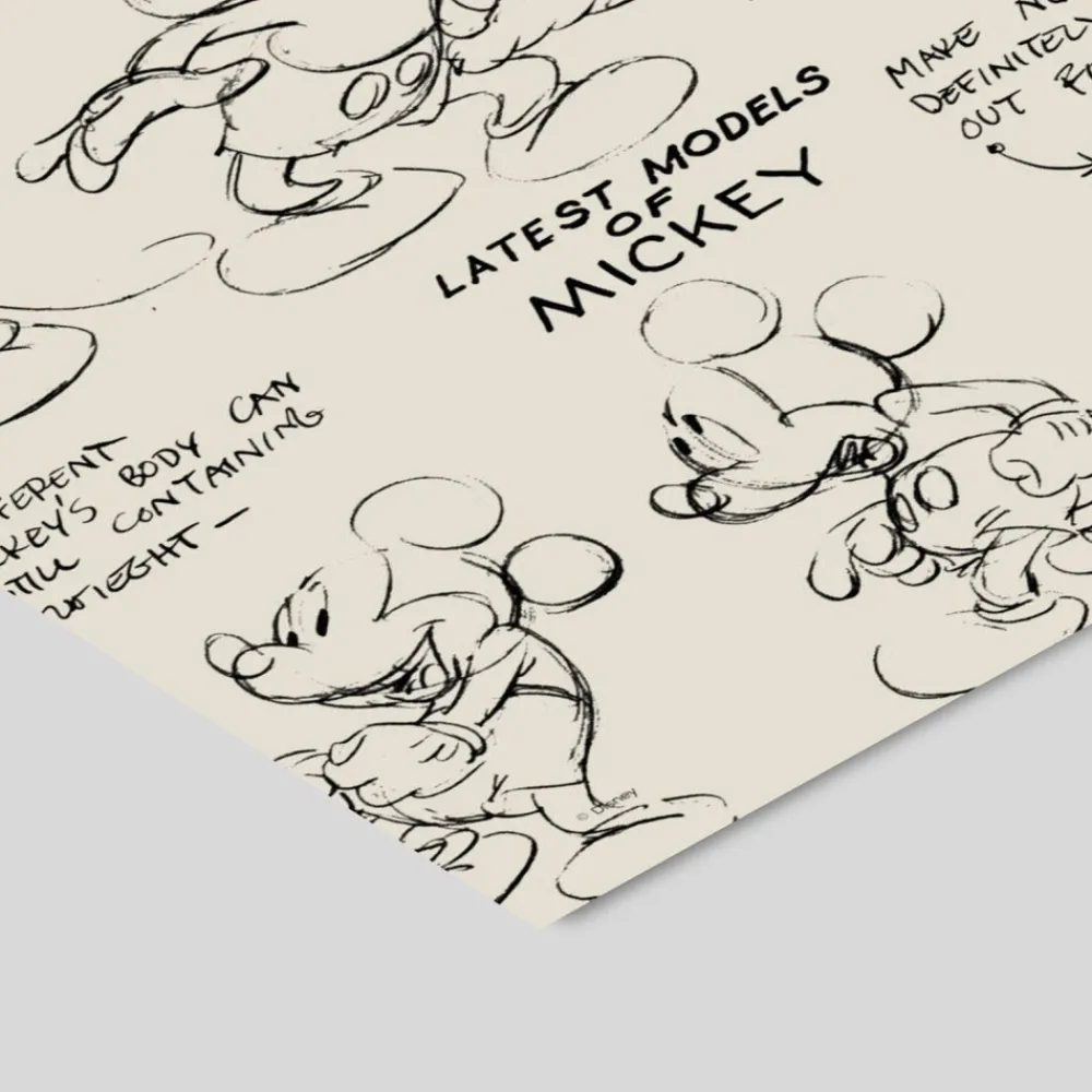 Poster & Frame Plakat - Mickey Mouse 30x40-Børn Plakater