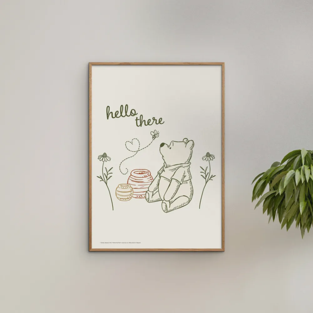 Poster & Frame Plakat - Peter Plys-Børn Plakater