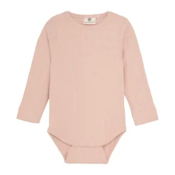 En Fant Pointelle Body Langærmet - 5000- Bodystocking Langærmet