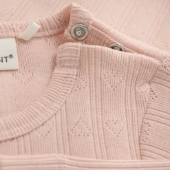 En Fant Pointelle Body Langærmet - 5000- Bodystocking Langærmet