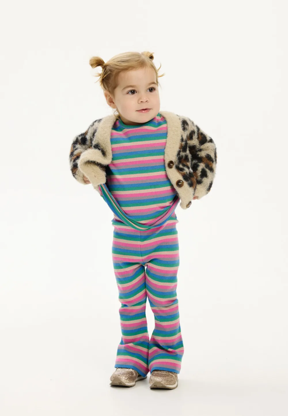 The New Siblings Polly Flared Rib Bukser - MULTI- Bukser