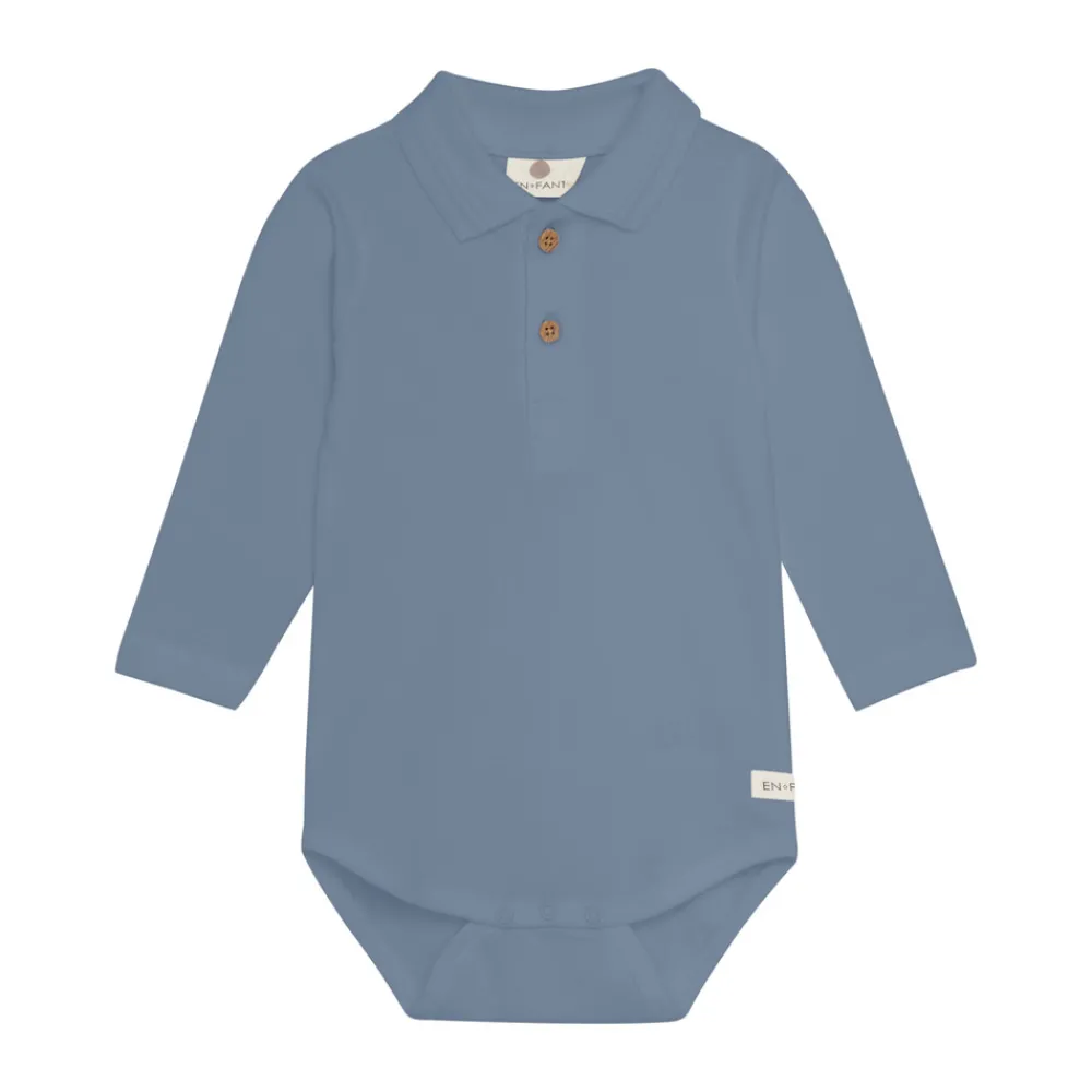 En Fant Polo Body Langærmet - 7030- Bodystocking Langærmet