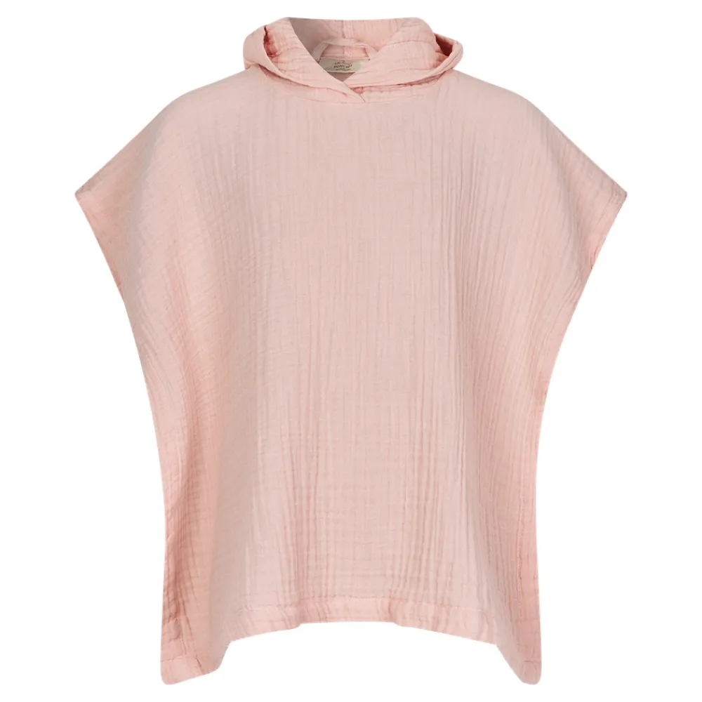 Lille Kanin Poncho, Rose Smoke, 1-3 år, 80/98-Børn Badeslag & Ponchoer