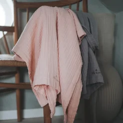 Lille Kanin Poncho, Rose Smoke, 1-3 år, 80/98-Børn Badeslag & Ponchoer