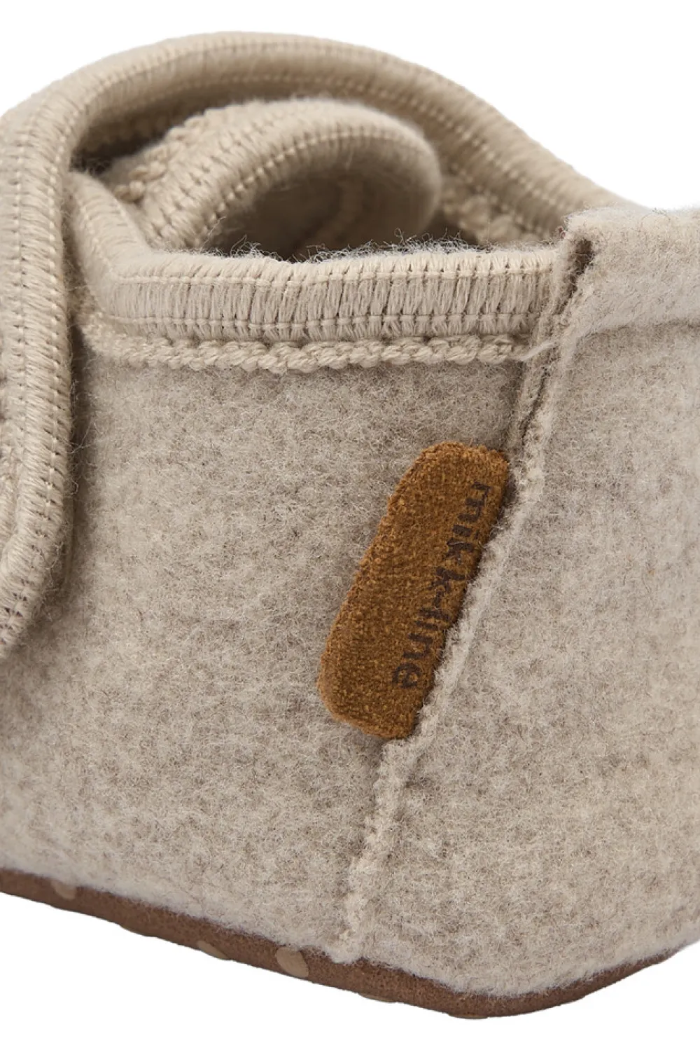 Mikk-Line Prewalker Filt - OFF WHITE- Hjemmesko