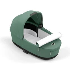 Cybex Priam Duovogn - leaf green/chrome brown- Kombivogne Med Flade Sæder