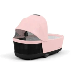 Cybex Priam Duovogn - peach pink/matt black- Kombivogne Med Flade Sæder