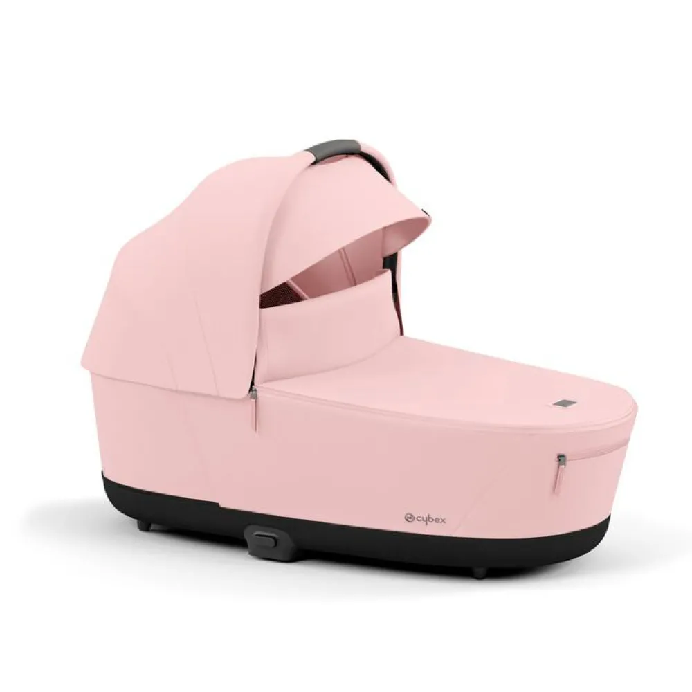 Cybex Priam Duovogn - peach pink/chrome brown- Kombivogne Med Flade Sæder