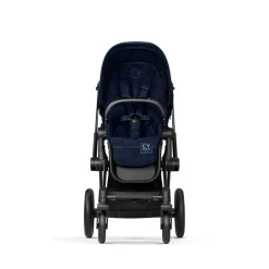 Cybex Priam Duovogn - Rebellious luxury denim blue/matt black- Kombivogne Med Flade Sæder
