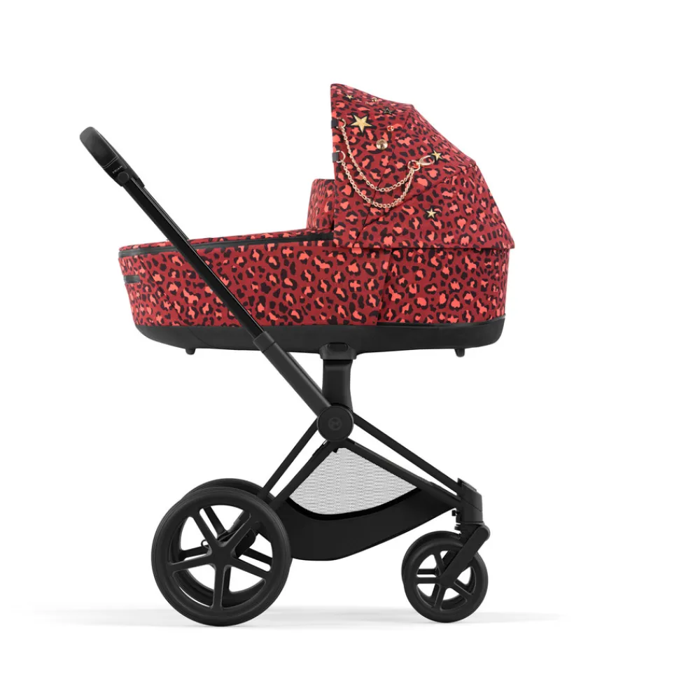 Cybex Priam duovogn - rockstar/matt black- Kombivogne Med Flade Sæder