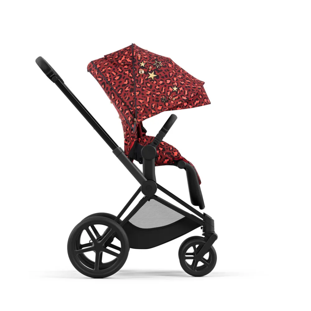 Cybex Priam duovogn - rockstar/matt black- Kombivogne Med Flade Sæder