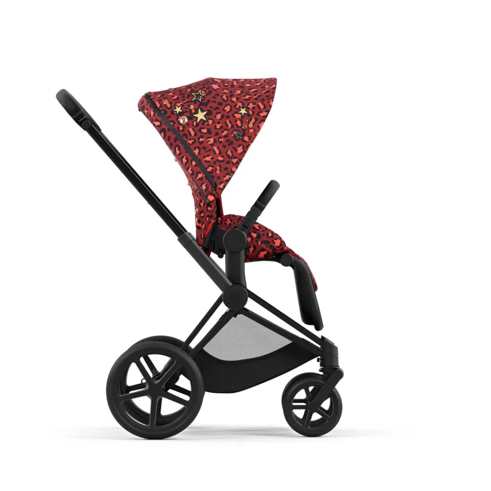 Cybex Priam duovogn - rockstar/matt black- Kombivogne Med Flade Sæder