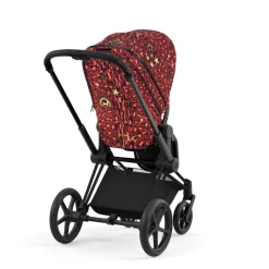 Cybex Priam klapvogn - rockstar/matt black- Klapvogne Med Flade Sæder