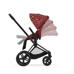 Cybex Priam klapvogn - rockstar/matt black- Klapvogne Med Flade Sæder