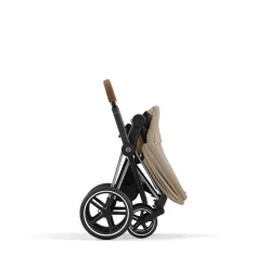 Cybex Priam klapvogn inkl. cloud T og base - cozy beige/chrome brown PLUS- Klapvogne Med Flade Sæder