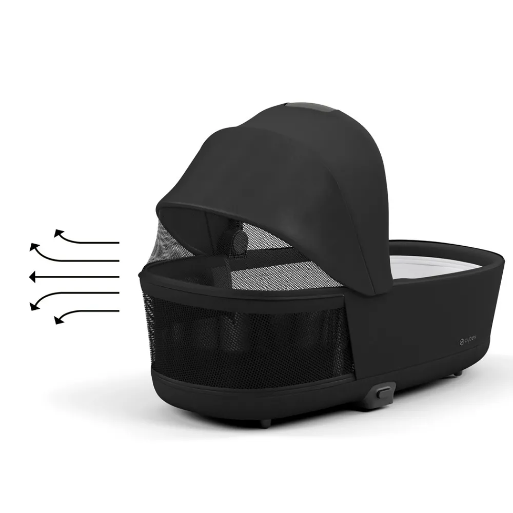 Cybex PRIAM Lux Barnevognskasse - Sepia Black- Liggedele Til Kombivogne