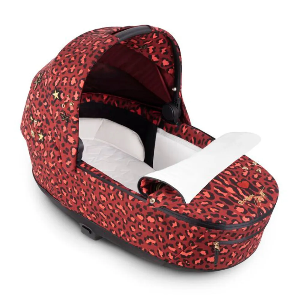 Cybex PRIAM Lux Barnevognskasse - Rockstar Rosenrot Red- Liggedele Til Kombivogne