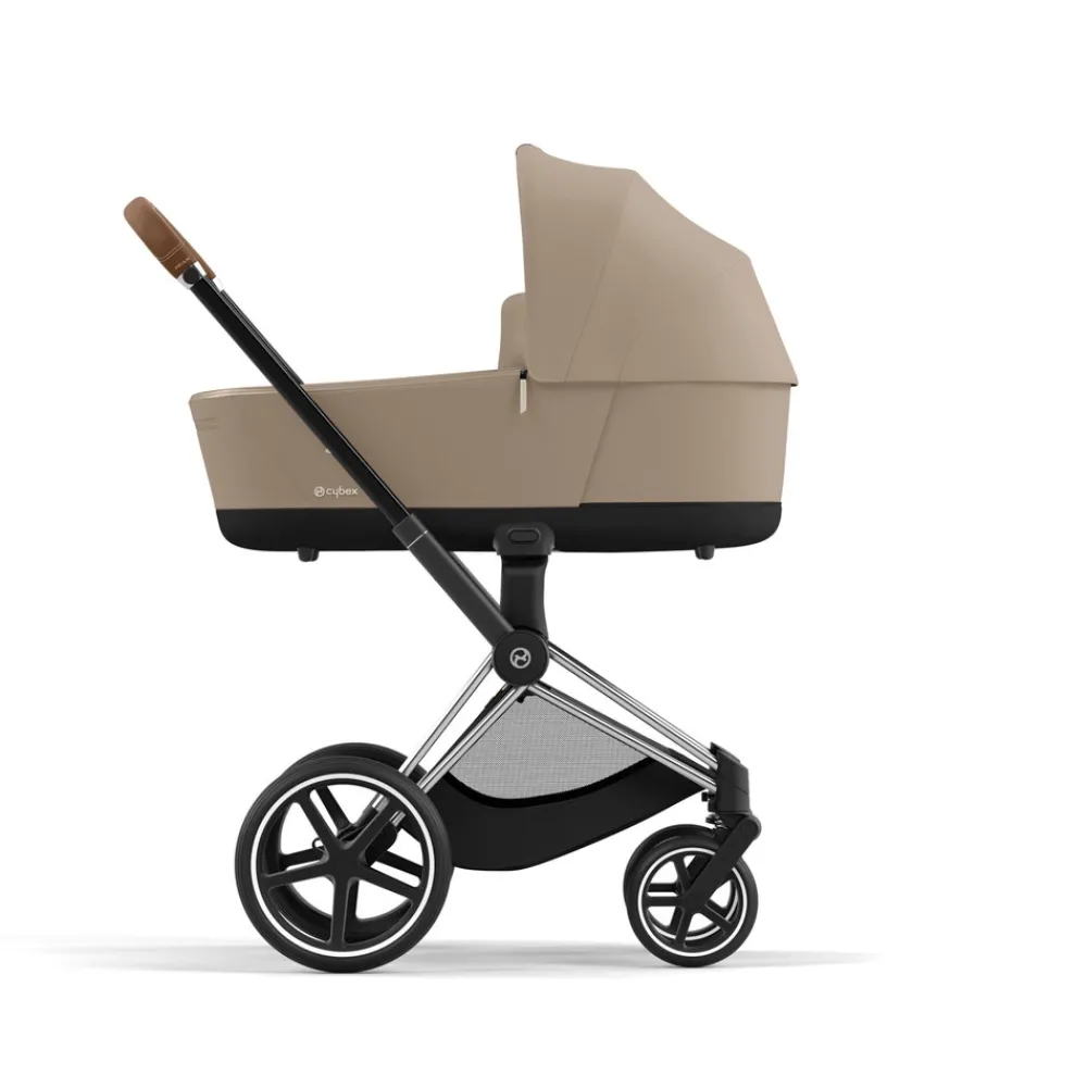 Cybex Priam pakke - cozy beige/chrome brown PLUS- Kombivognspakker