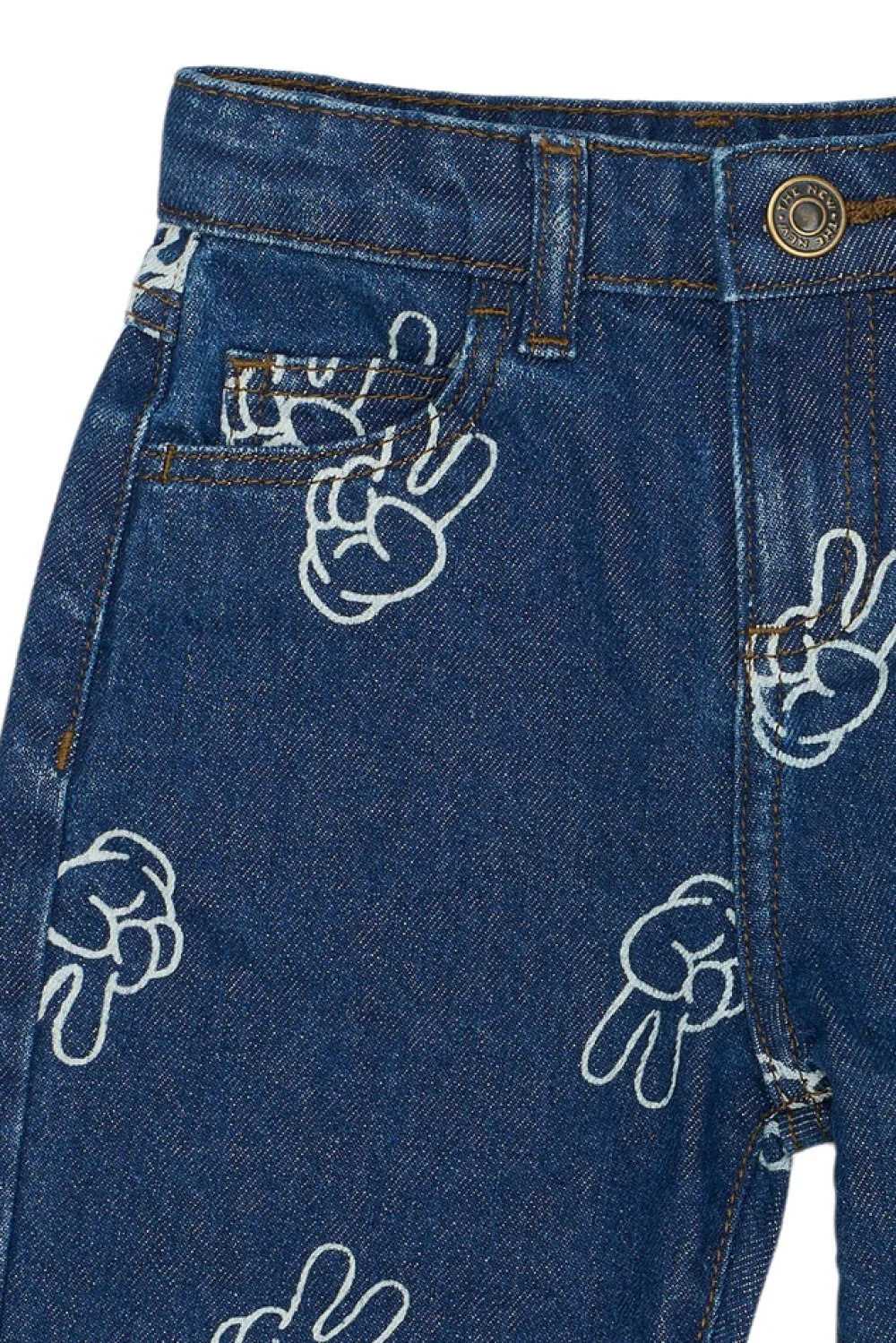 The New Siblings Prosper Jeans - MBLUEDENIM- Bukser