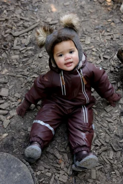 Mikk-Line PU Flyverdragt 2 Zip Recycled - French roast- Flyverdragter|Regntøj