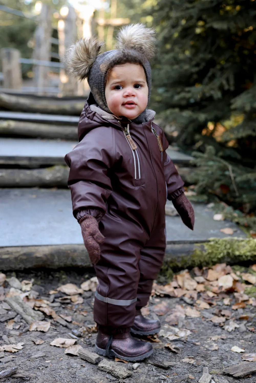 Mikk-Line PU Flyverdragt 2 Zip Recycled - French roast- Flyverdragter|Regntøj