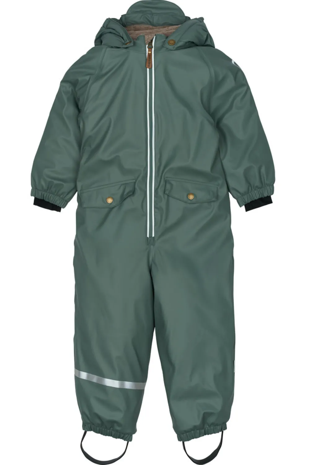 Mikk-Line PU Flyverdragt Recycled - Balsam green- Regntøj|Flyverdragter