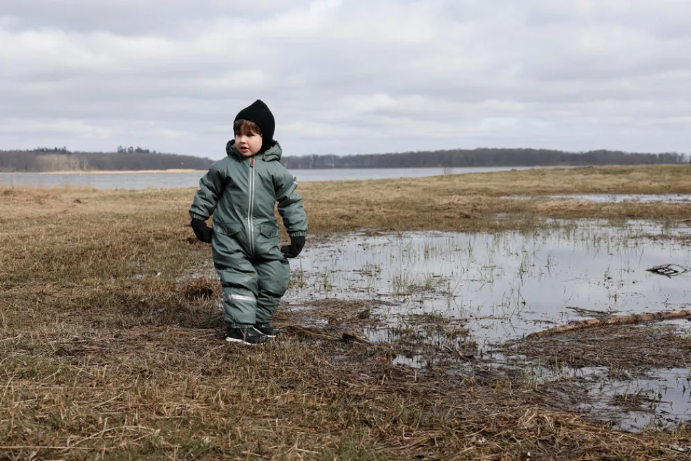 Mikk-Line PU Flyverdragt Recycled - Balsam green- Regntøj|Flyverdragter