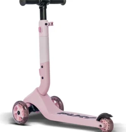 PUKY PUSH foldbart løbehjul m. LED pink- Løbehjul & Rulleskøjter