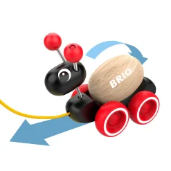 Brio Pull Along Myre - FSC®- Trælegetøj|Trækdyr