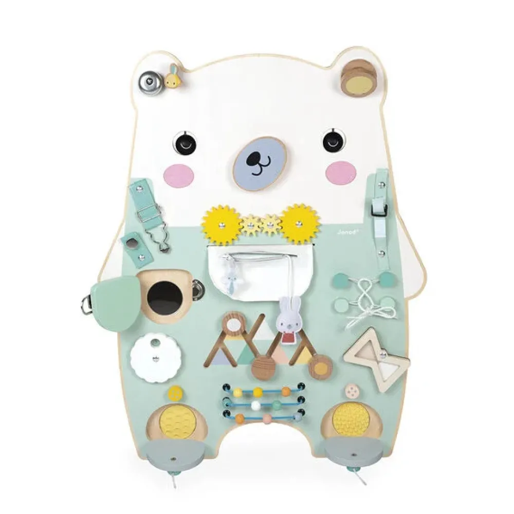 Janod Pure - Bear Activity Board- Aktivitetslegetøj