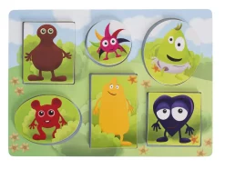 BABBLARNA Puslespil i træ med titte-bøhmotiv- Puslespil