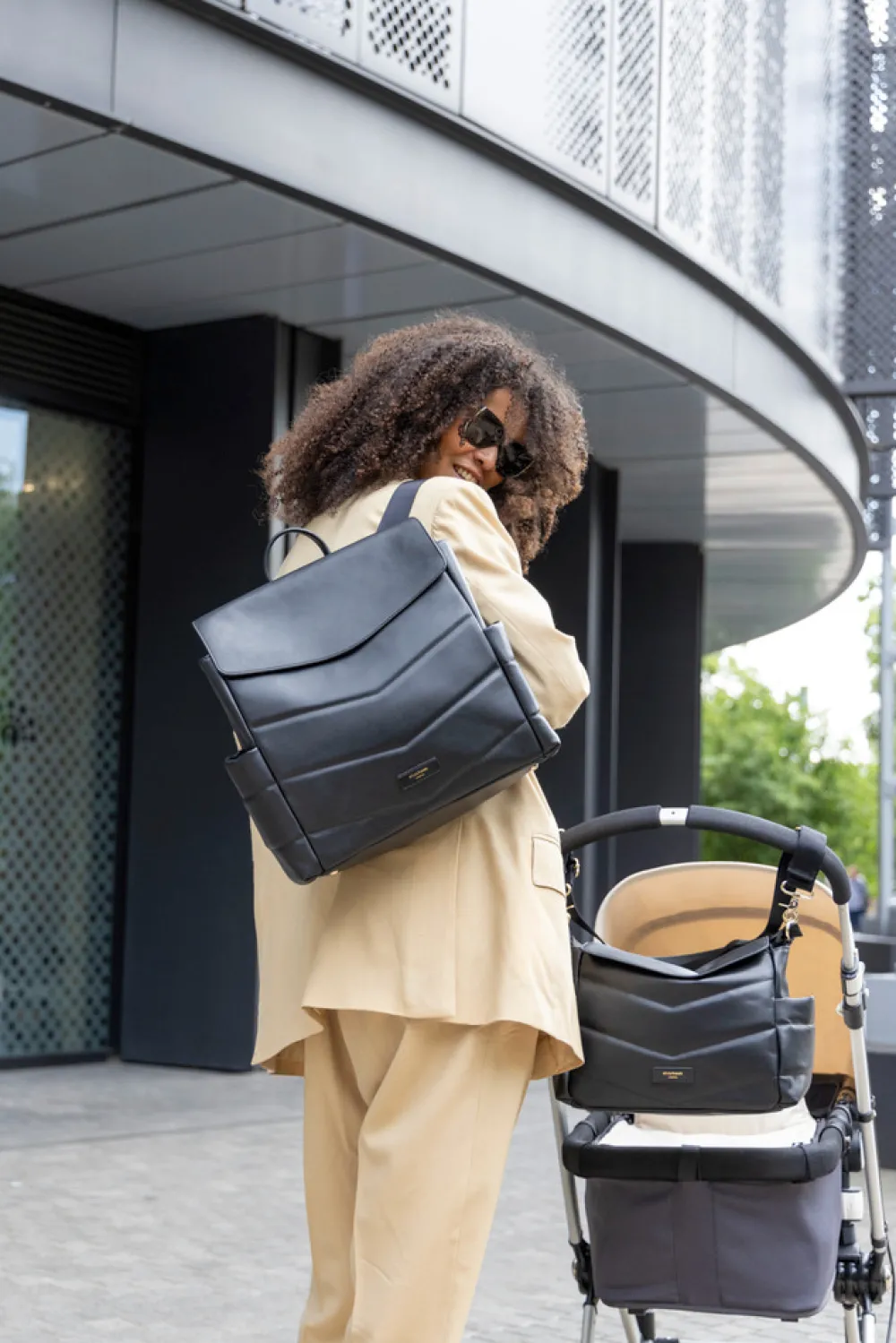 Storksak Pusletaske, Aria, Quiltet læder- Pusletasker & Transporttasker