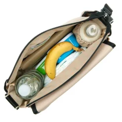 Babymel Pusletaske, Quiltet Beige- Pusletasker & Transporttasker