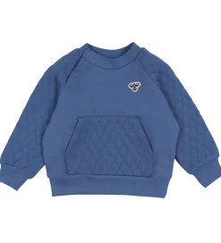 hummel Quilt Poc Sweatshirt - Dutch blue- Cardigans, Veste & Trøjer