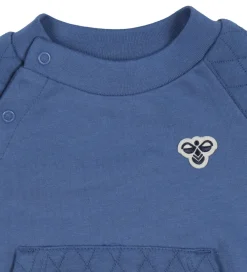 hummel Quilt Poc Sweatshirt - Dutch blue- Cardigans, Veste & Trøjer
