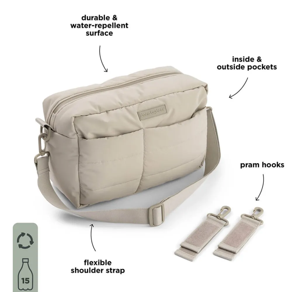 Done By Deer Quiltet barnevognstaske Sand- Pusletasker & Transporttasker