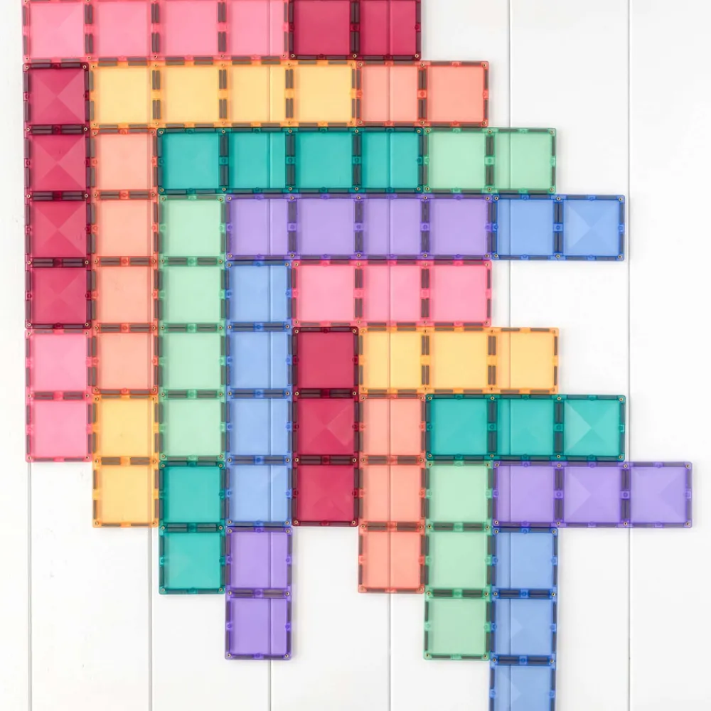 CONNETIX Ractangle Pack - magnetsæt 24 dele - pastel- Magnetlegesæt