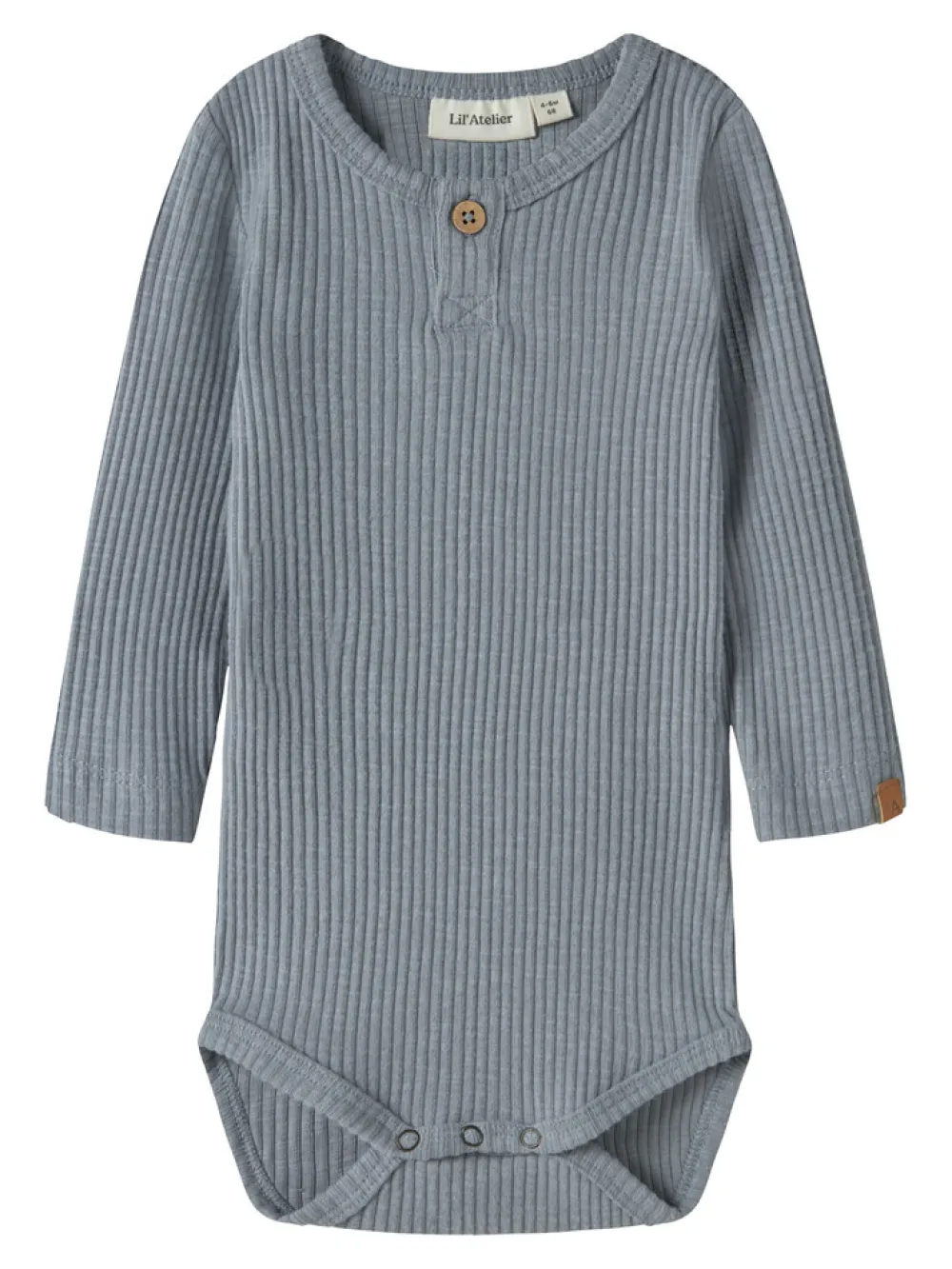 Lil' Atelier Rajo Mal Langærmet Body - Tradewinds- Bodystocking Langærmet