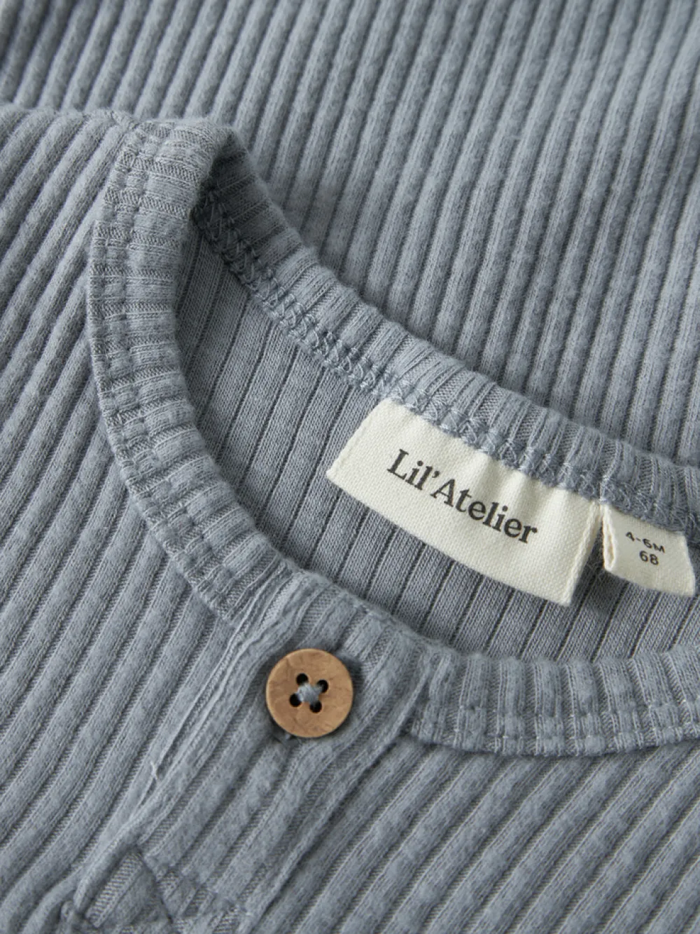 Lil' Atelier Rajo Mal Langærmet Body - Tradewinds- Bodystocking Langærmet